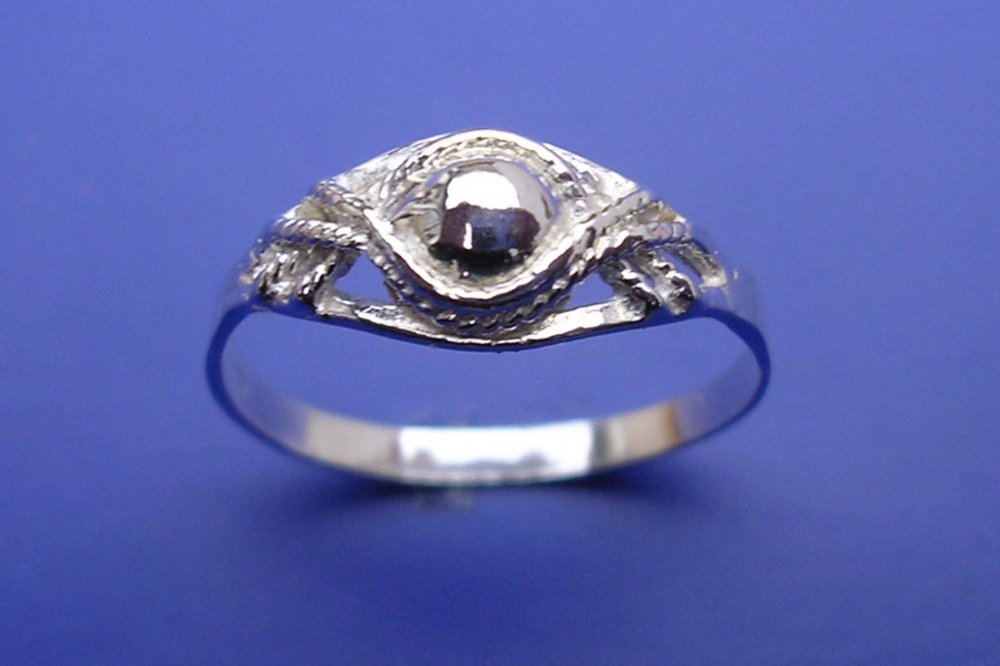 Prsten s plastikou P020, Materiál: Stříbro, ryzost 925/1000