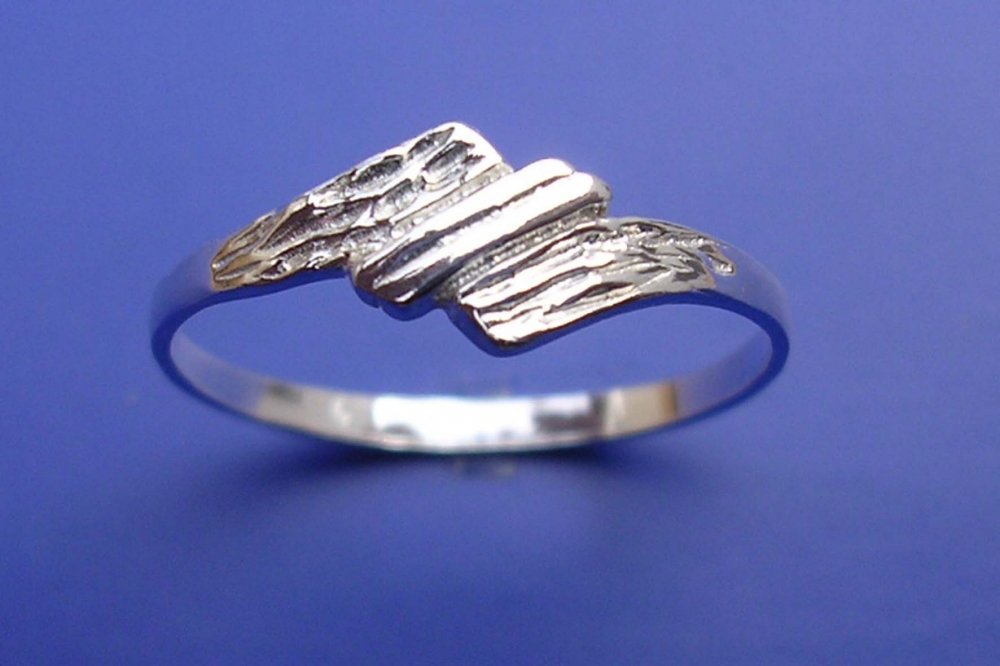 Prsten s plastikou P022, Materiál: Stříbro, ryzost 925/1000