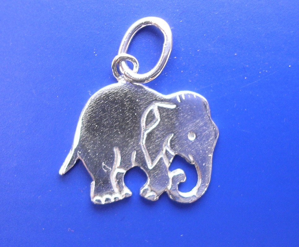 Přívěsek slon Z013, Materiál: Stříbro, ryzost 925/1000