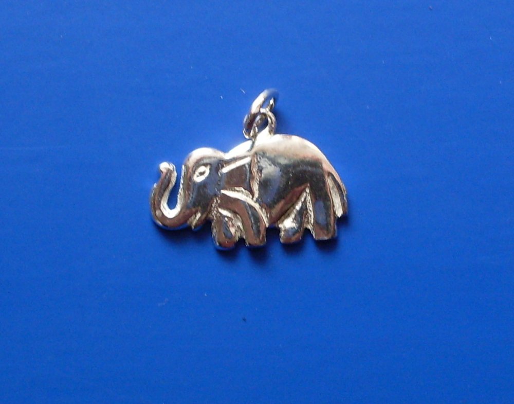 Přívěsek slon velký Z165, Materiál: Růžové zlato, ryzost 585/1000