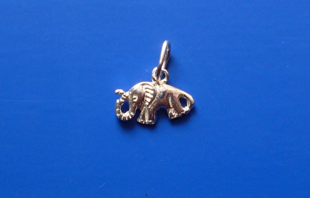 Přívěsek slon malý Z166, Materiál: Stříbro, ryzost 925/1000
